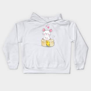 Once upon a time there was a mouse Kids Hoodie